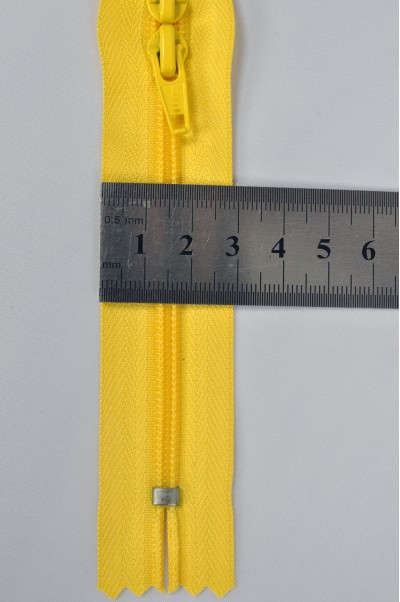 ZIP029  2號拉鏈  雙頭上下拉拉鏈款式  聚酯牙拉鏈   密尾拉鏈  不設單獨拉鍊訂購 側面照